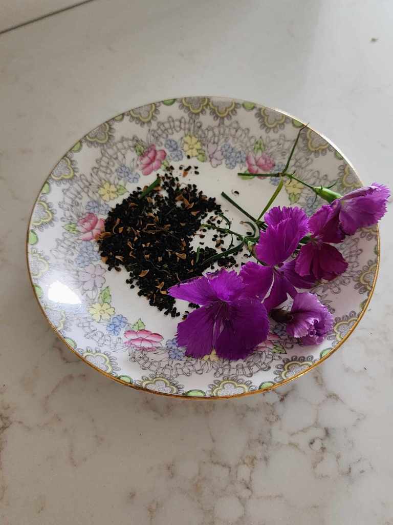 Dianthus seeds and flowers. Start 'Pinks' in January to plant out in May. 